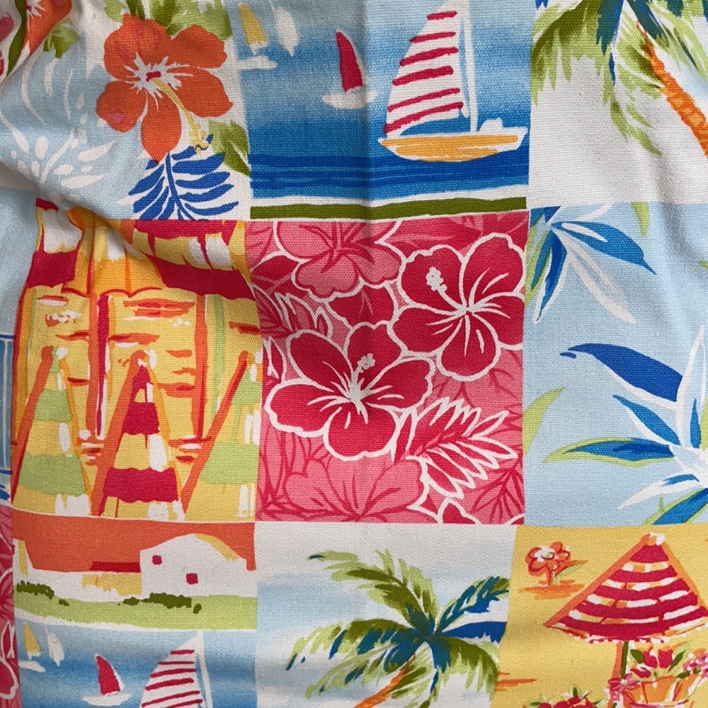 Talbots Bright Vacation Pattern Pencil Skirt - image 5